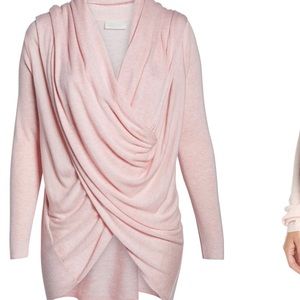 Nordstrom Lingerie Long Wrap Cardigan
